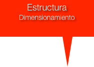 Estructura
Dimensionamiento